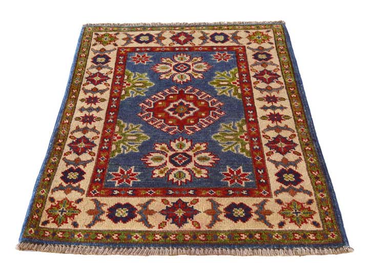 2' 1 x 3' Hand Knotted Kazak Rug