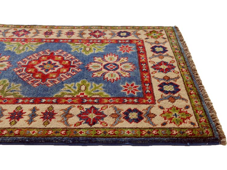 Detail image of 2' 1 x 3' Hand Knotted Kazak Rug