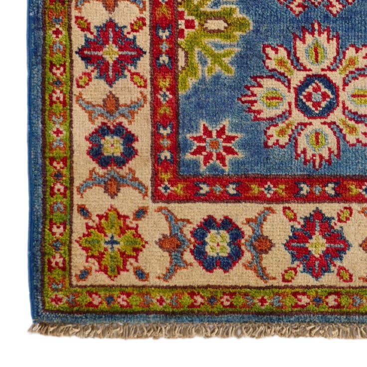 Detail image of 2' 1 x 3' Hand Knotted Kazak Rug