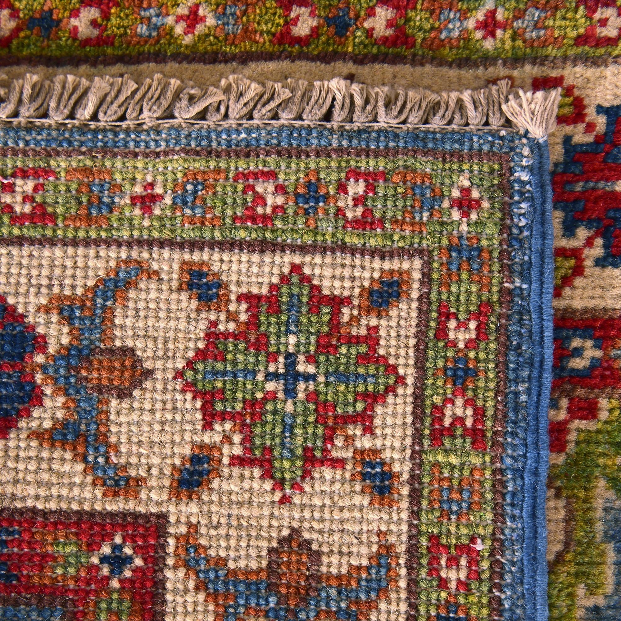 65cm x 90cm Hand Knotted Kazak Rug