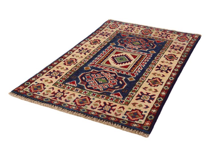 Detail image of 2' x 3' 1 Hand Knotted Kazak Rug