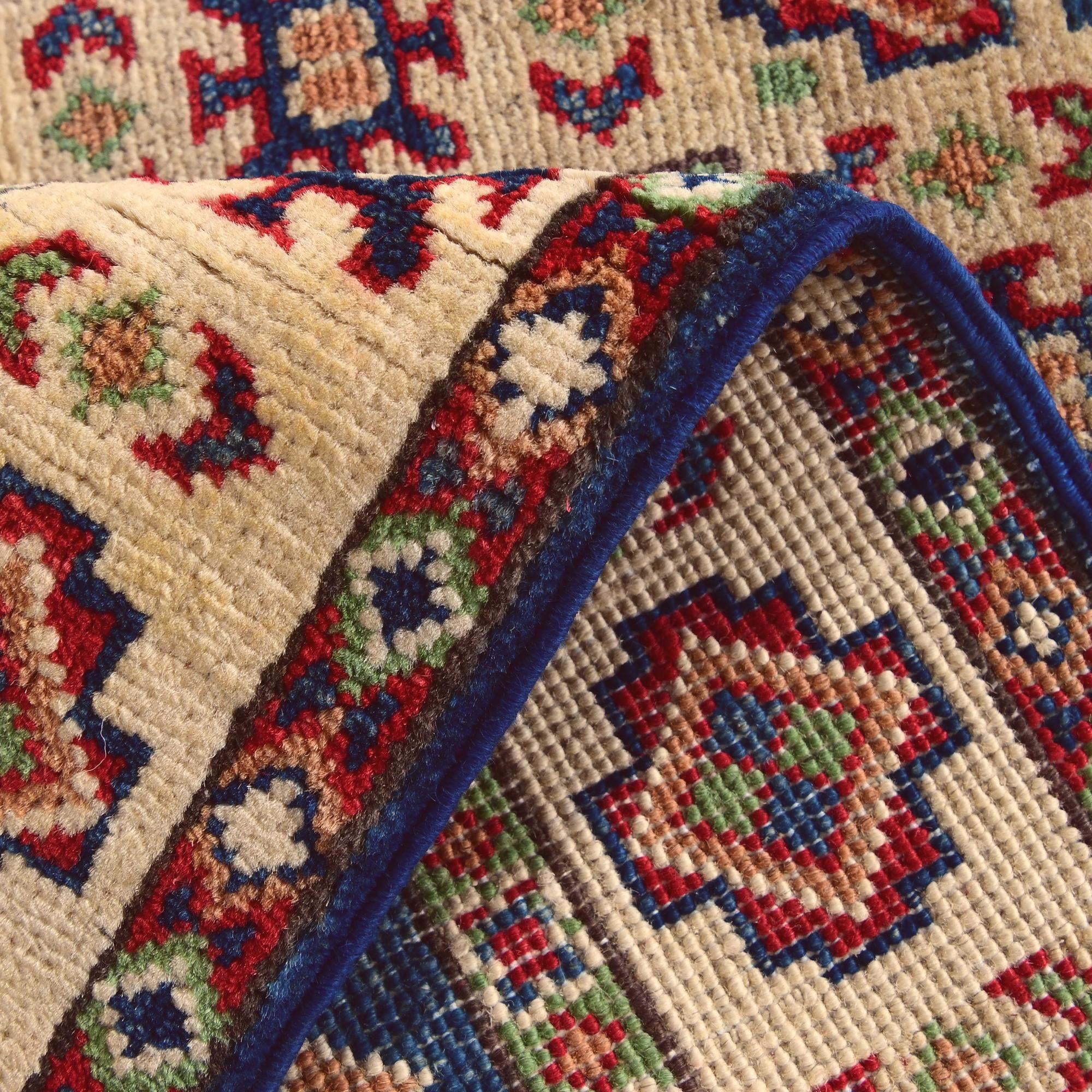 2' x 3' 1 Hand Knotted Kazak Rug