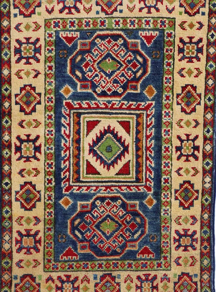 2' x 3' 1 Hand Knotted Kazak Rug
