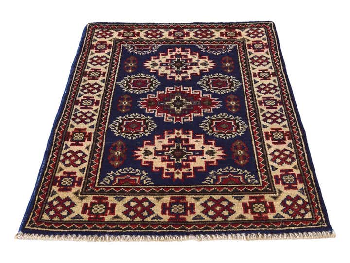 2' x 3' Hand Knotted Kazak Rug