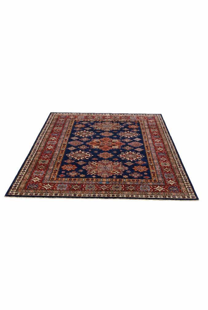 5' 1 x 6' 8 Hand Knotted Kazak Rug