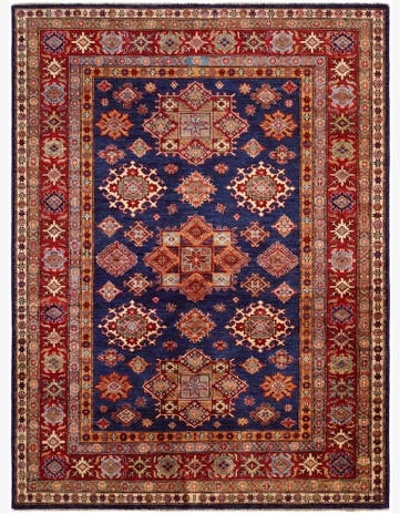 5' 1 x 6' 8 Hand Knotted Kazak Rug