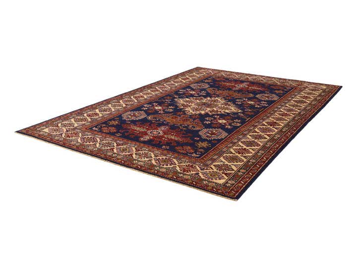 5' 7 x 8' 2 Hand Knotted Kazak Rug