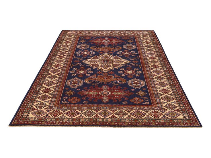Detail image of 5' 7 x 8' 2 Hand Knotted Kazak Rug