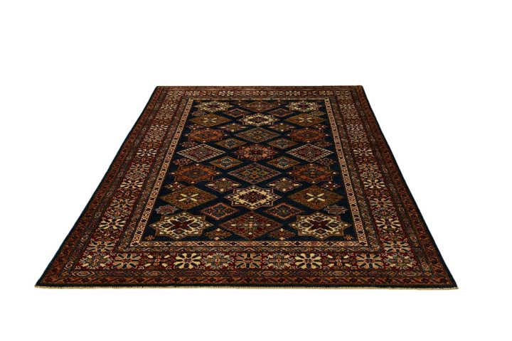 5' 11 x 8' 2 Hand Knotted Kazak Rug