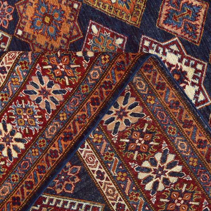 5' 11 x 8' 2 Hand Knotted Kazak Rug