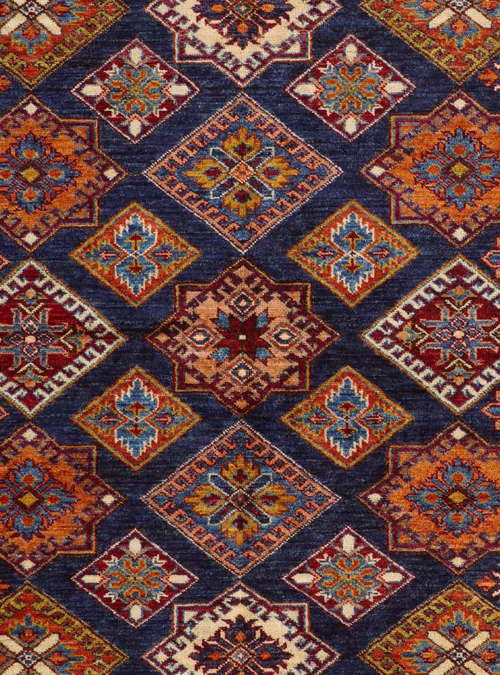 5' 11 x 8' 2 Hand Knotted Kazak Rug