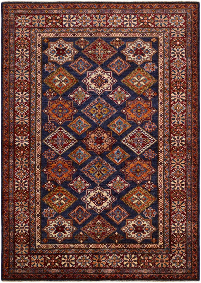 Detailansicht von 180cm x 250cm Handgeknüpft Kazak Teppich