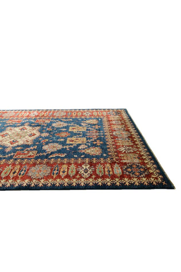 Detail image of 6' 1 x 7' 10 Hand Knotted Kazak Rug