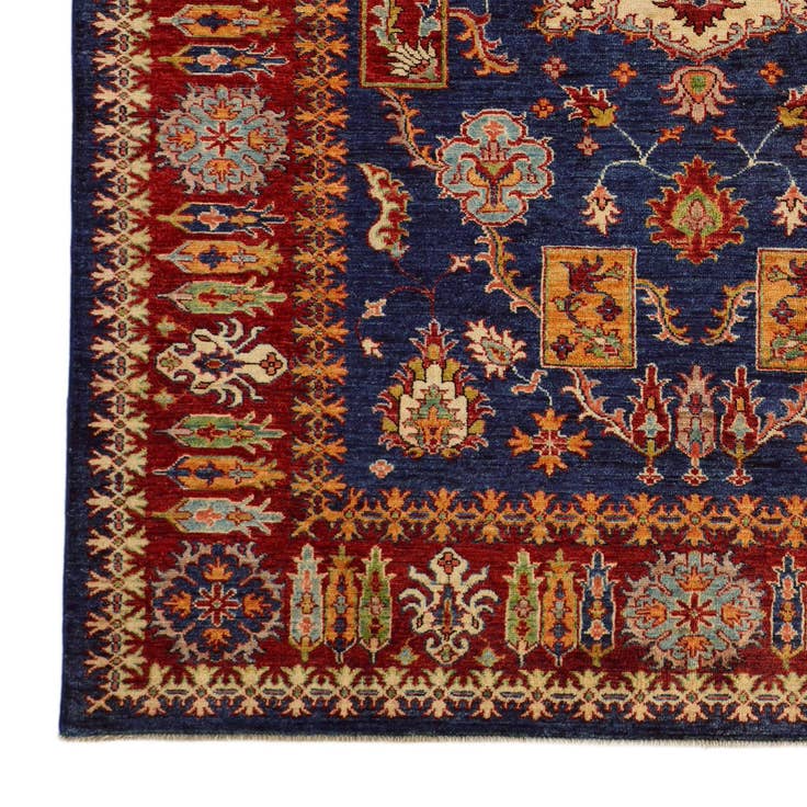 Detail image of 6' 1 x 7' 10 Hand Knotted Kazak Rug