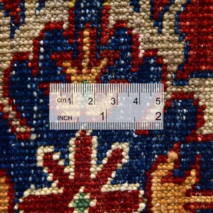Detail image of 6' 1 x 7' 10 Hand Knotted Kazak Rug