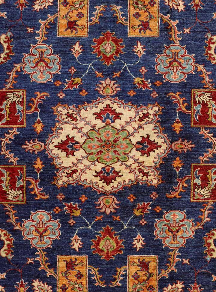 6' 1 x 7' 10 Hand Knotted Kazak Rug