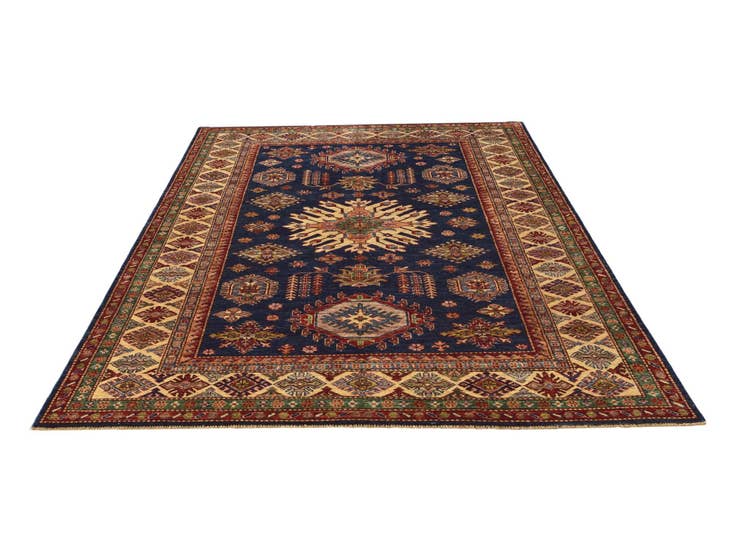 Detail image of 5' 9 x 7' 10 Hand Knotted Kazak Rug