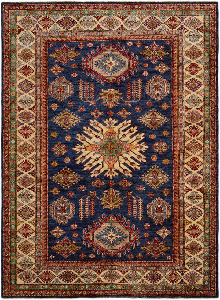 5' 9 x 7' 10 Hand Knotted Kazak Rug