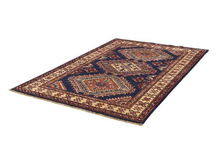 2' 11 x 4' 4 Hand Knotted Kazak Rug