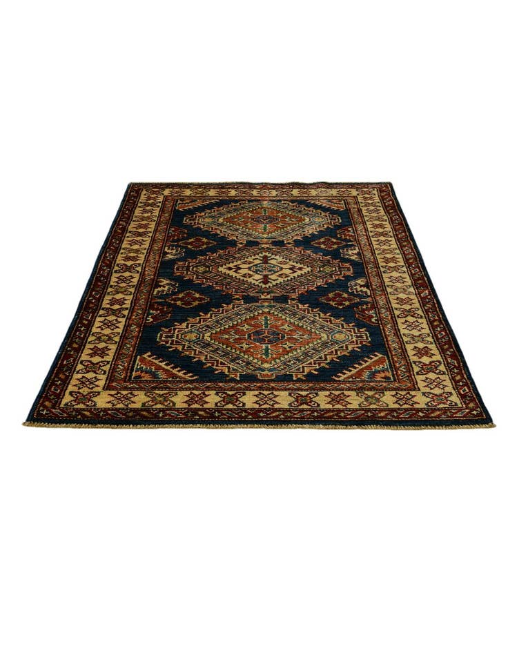 Detail image of 2' 11 x 4' 4 Hand Knotted Kazak Rug