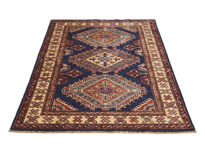 2' 11 x 4' 4 Hand Knotted Kazak Rug