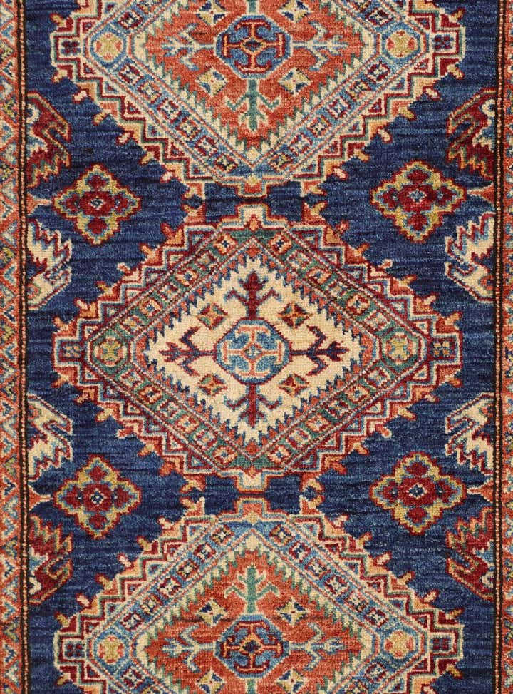 2' 11 x 4' 4 Hand Knotted Kazak Rug