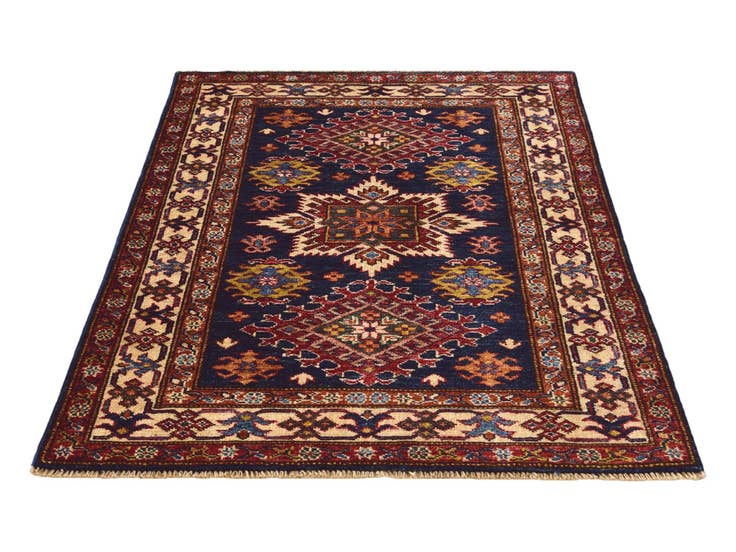 Detail image of 2' 10 x 3' 10 Hand Knotted Kazak Rug