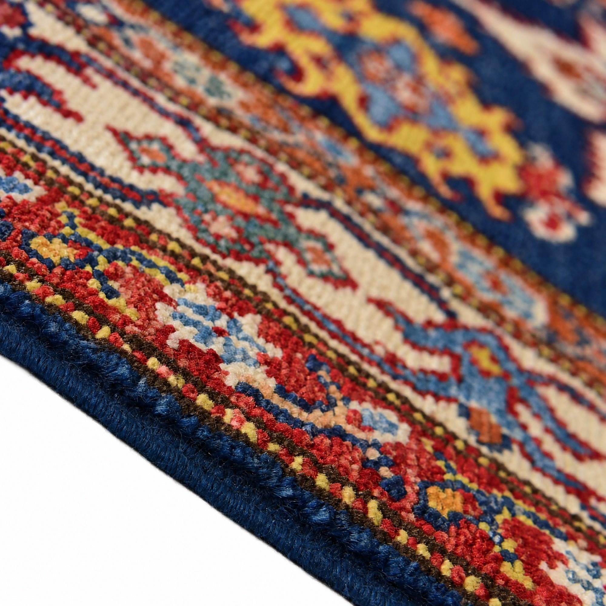 85cm x 115cm Hand Knotted Kazak Rug