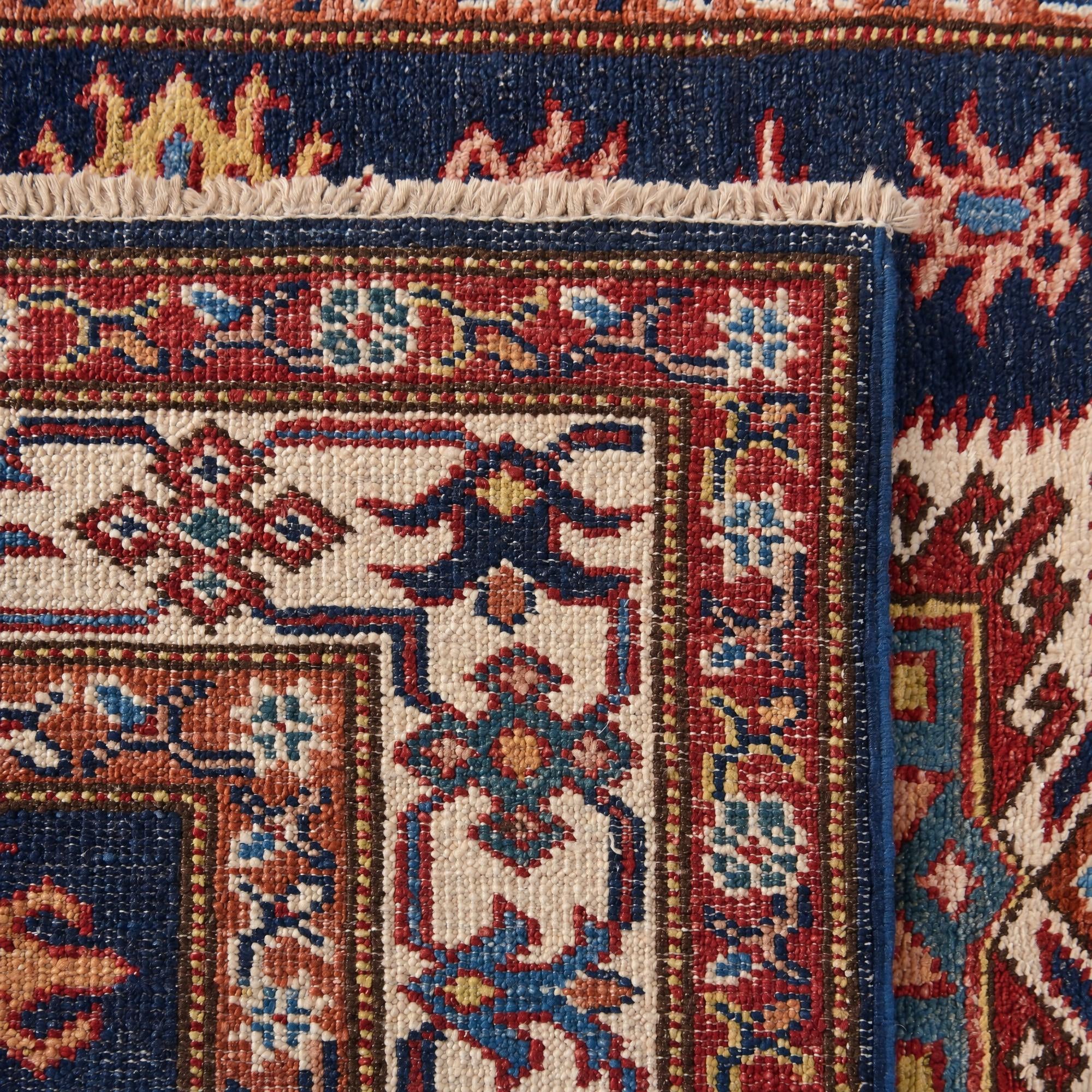 85cm x 115cm Hand Knotted Kazak Rug