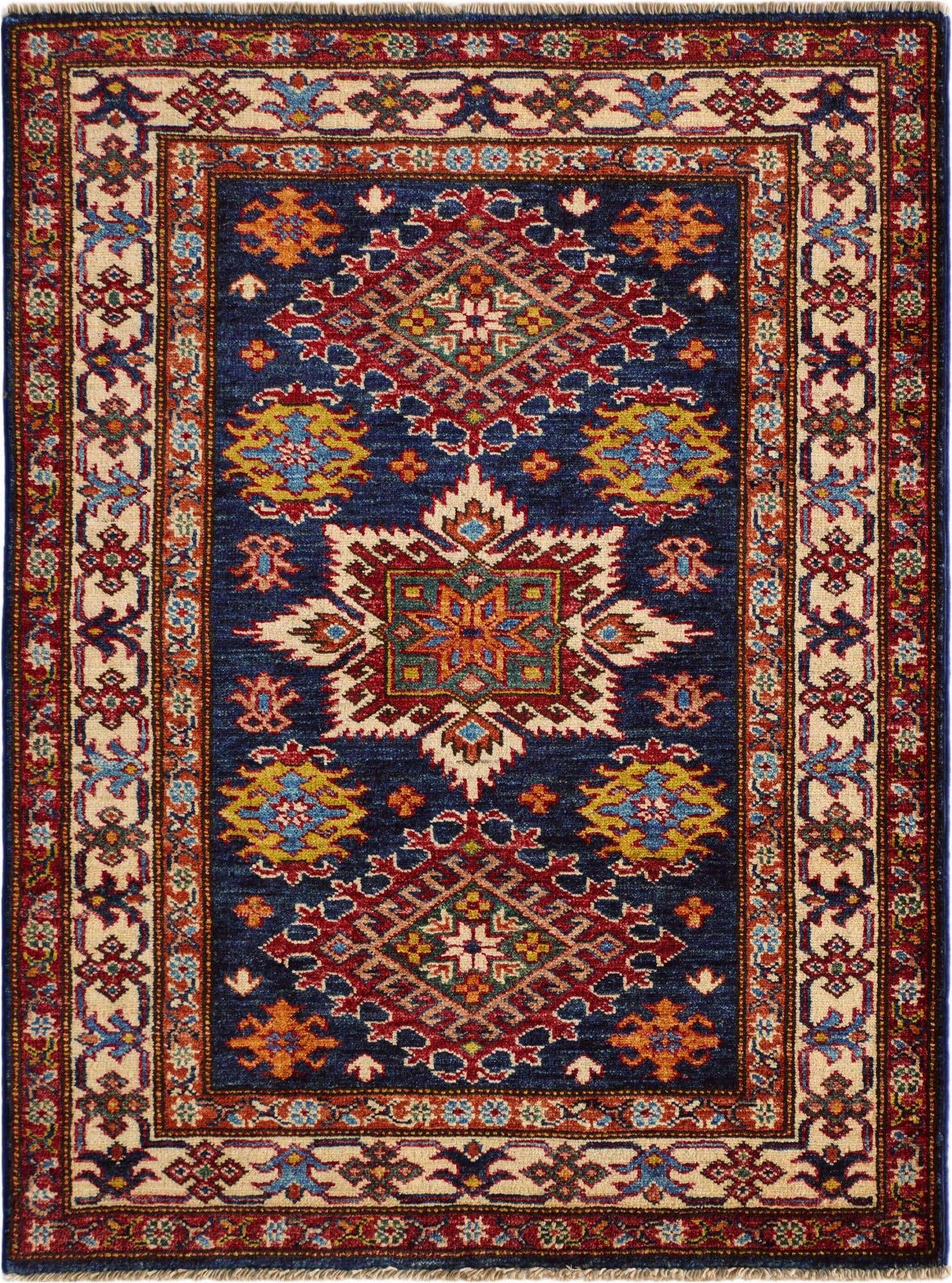 2' 10 x 3' 10 Hand Knotted Kazak Rug