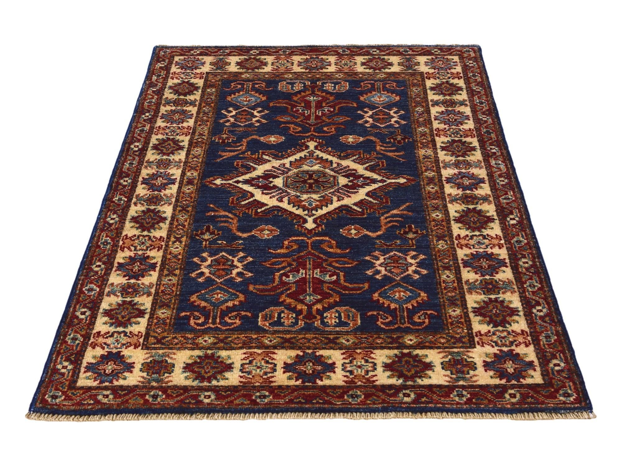 2' 8 x 3' 10 Hand Knotted Kazak Rug