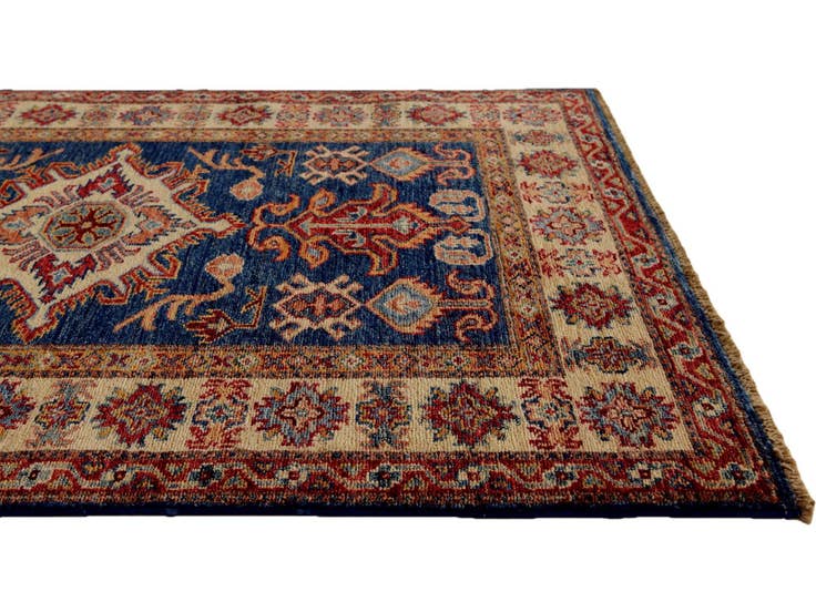 Detail image of 2' 8 x 3' 10 Hand Knotted Kazak Rug
