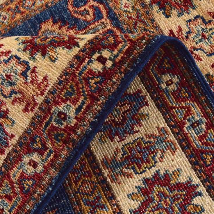 Detail image of 2' 8 x 3' 10 Hand Knotted Kazak Rug