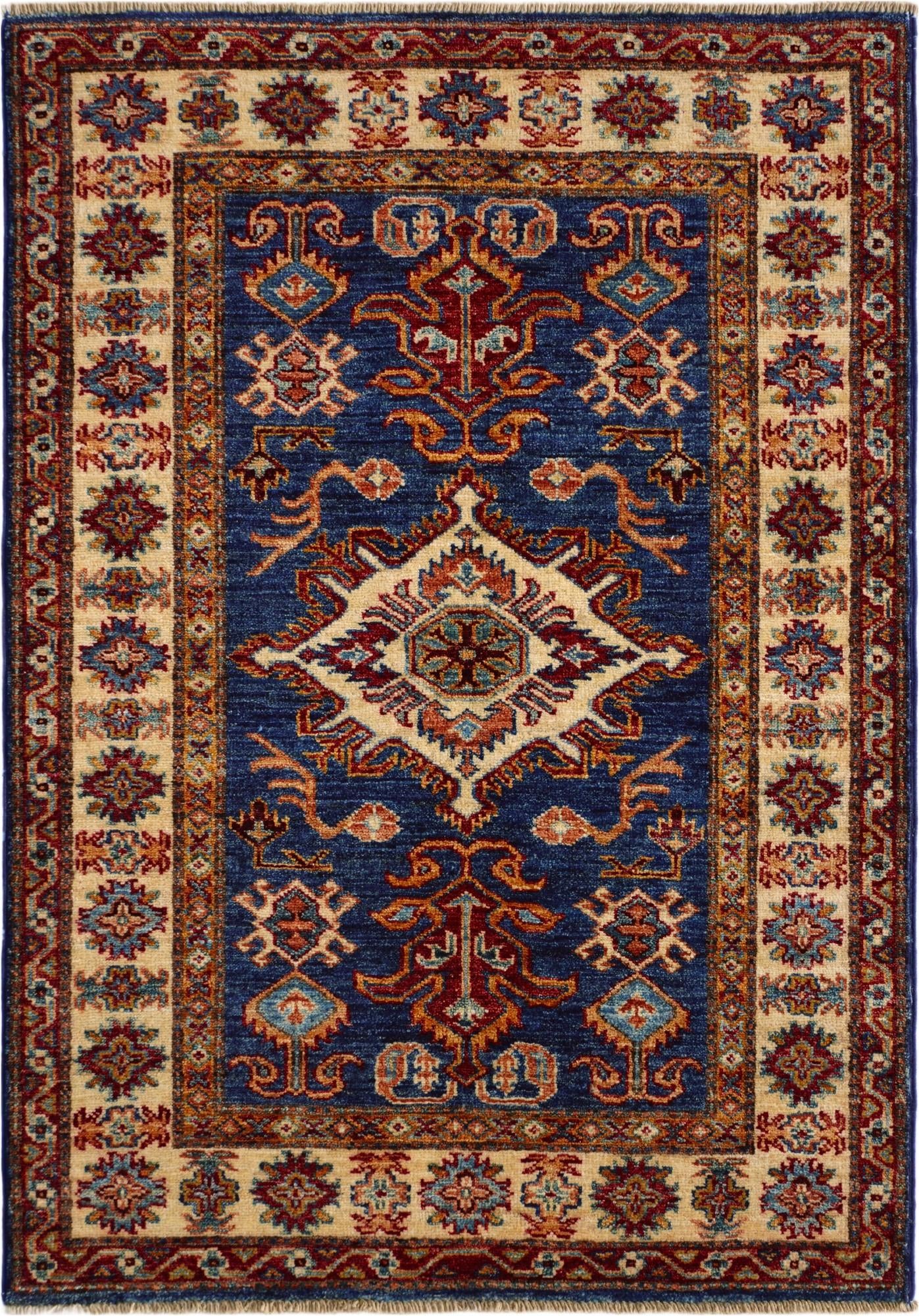 2' 8 x 3' 10 Hand Knotted Kazak Rug