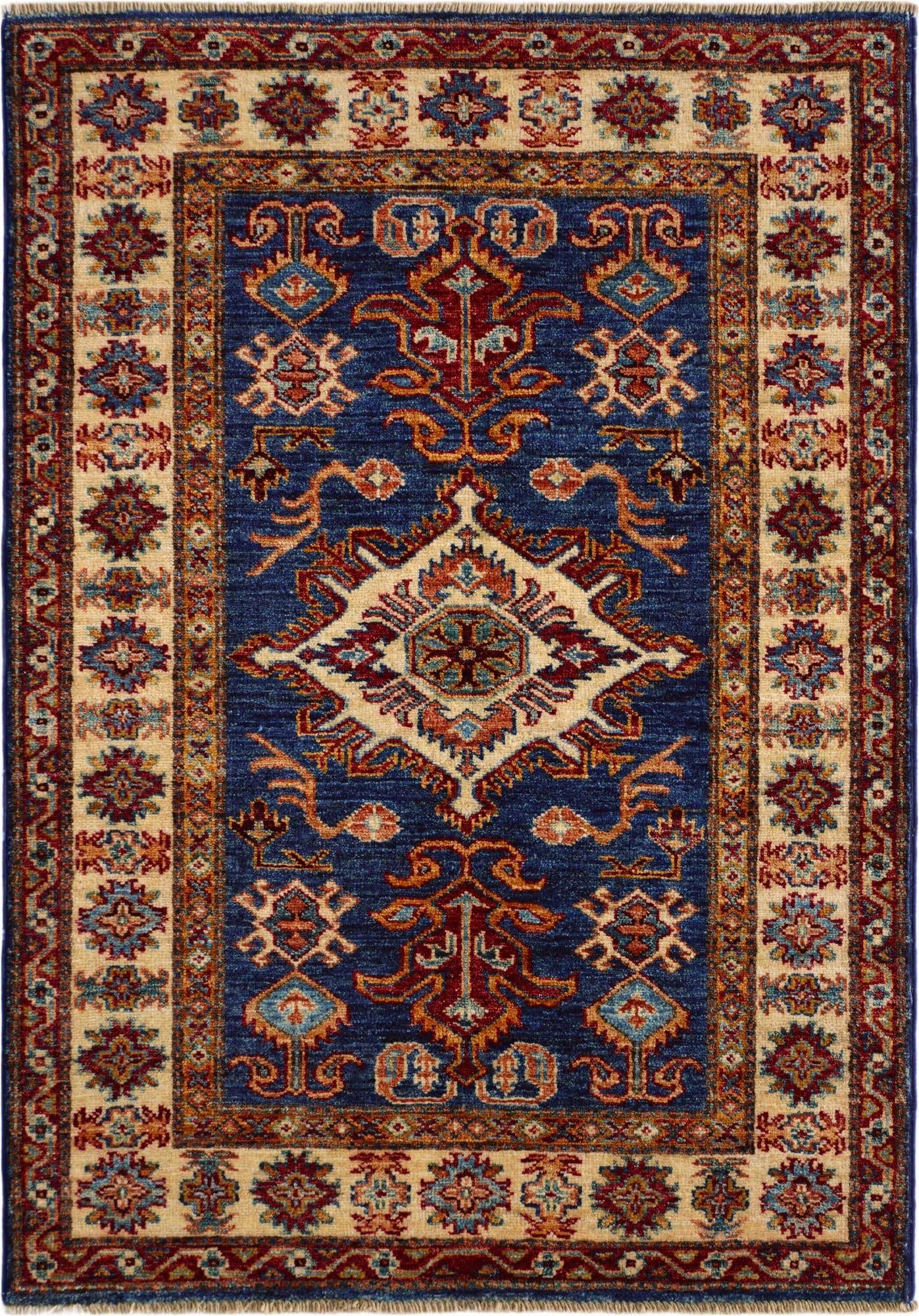 2' 8 x 3' 10 Hand Knotted Kazak Rug