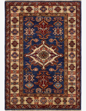 2' 8 x 3' 10 Hand Knotted Kazak Rug