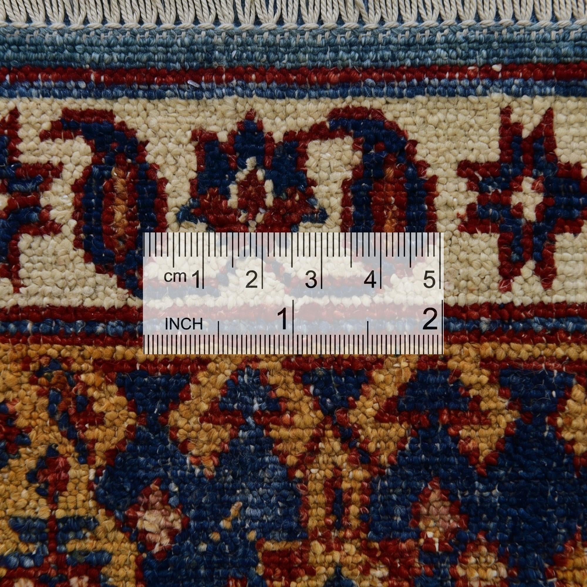 2' 11 x 4' Hand Knotted Kazak Rug