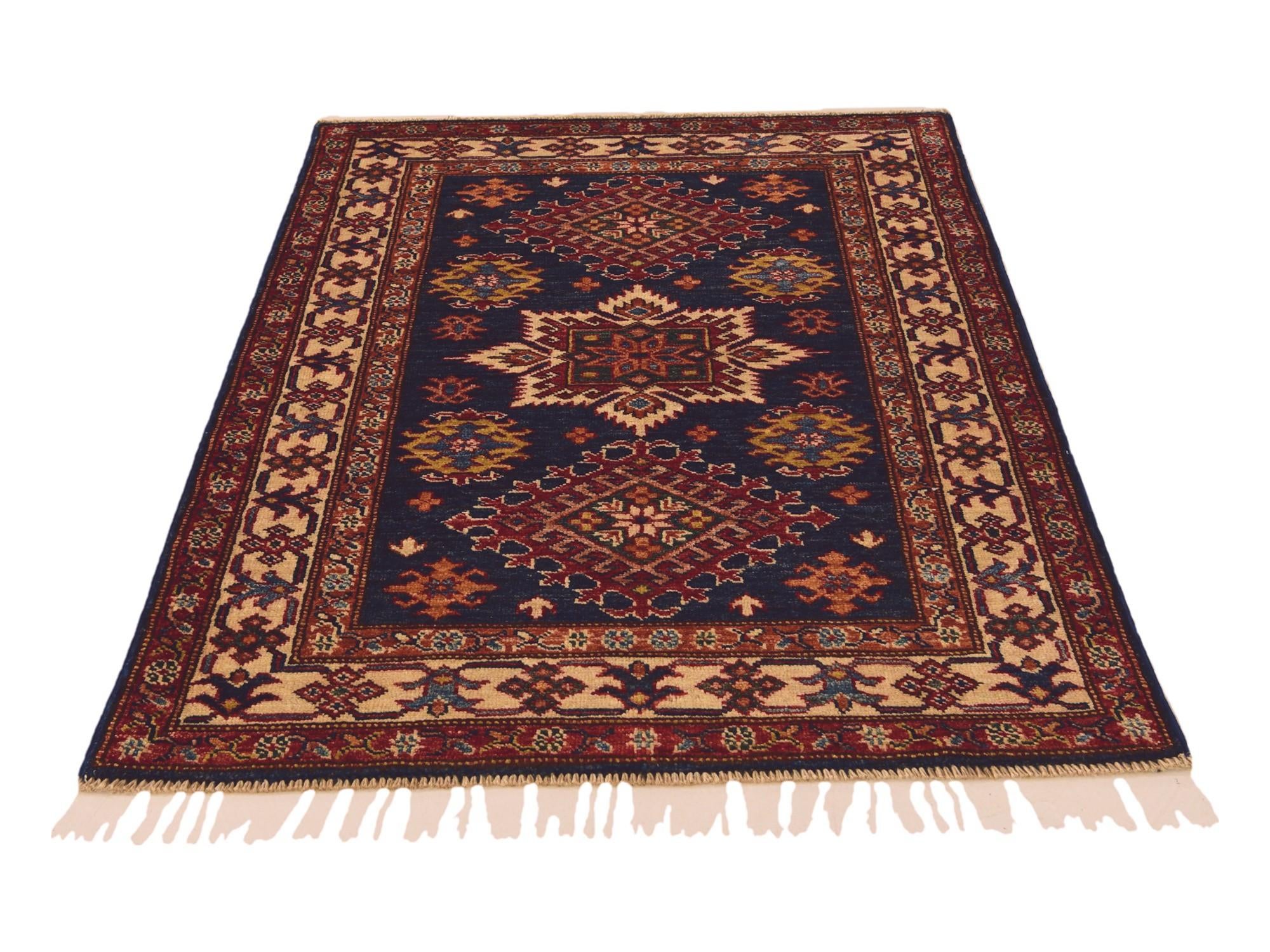 2' 11 x 4' 1 Hand Knotted Kazak Rug