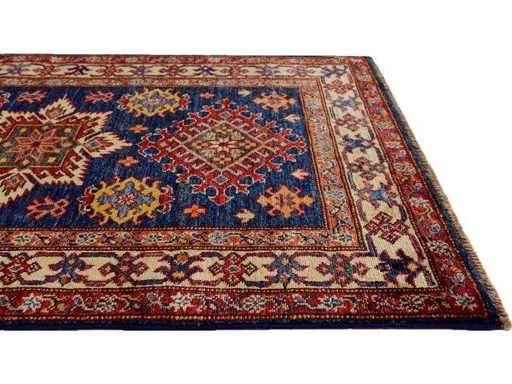 Detail image of 2' 11 x 4' 1 Hand Knotted Kazak Rug