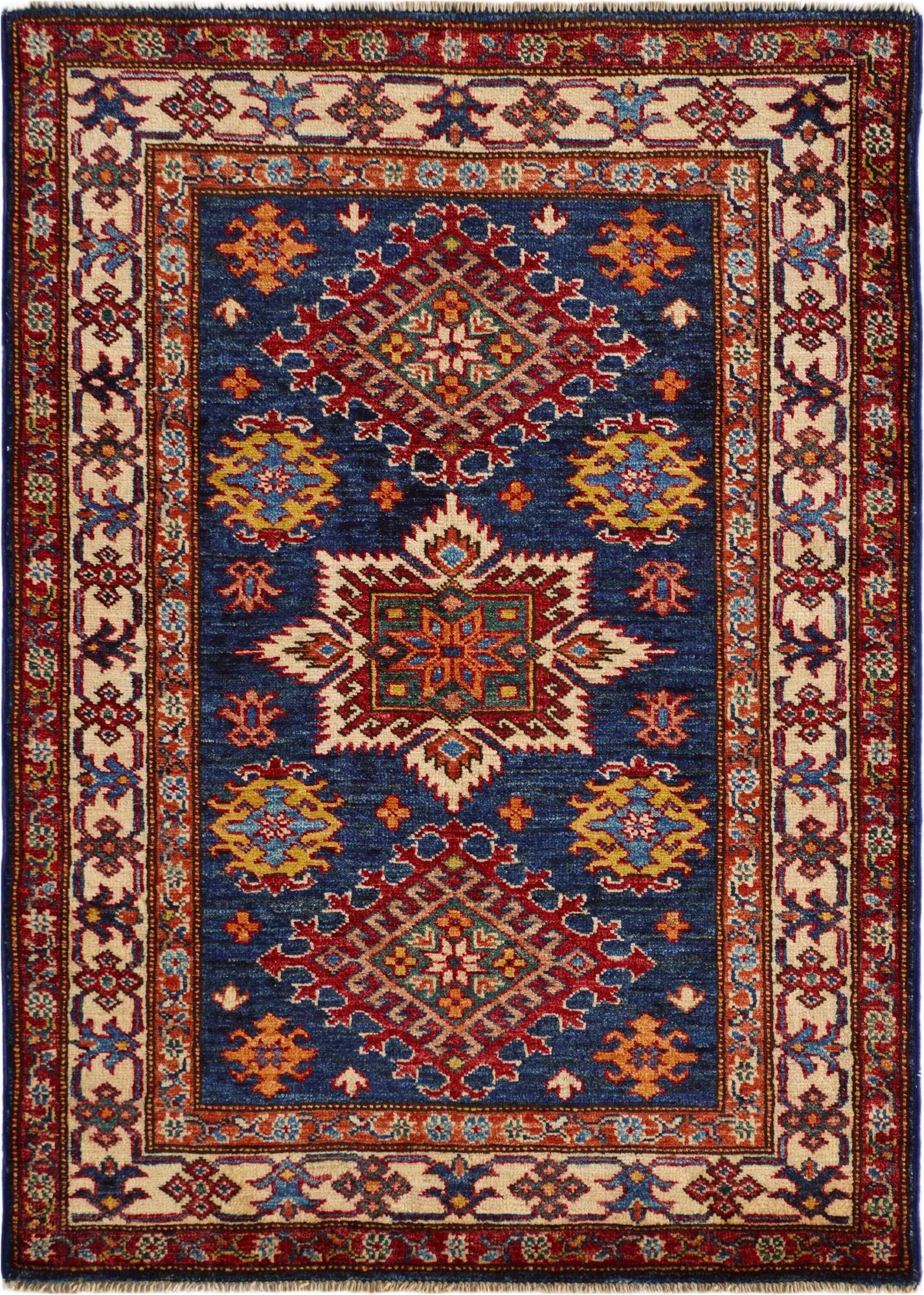 2' 11 x 4' 1 Hand Knotted Kazak Rug