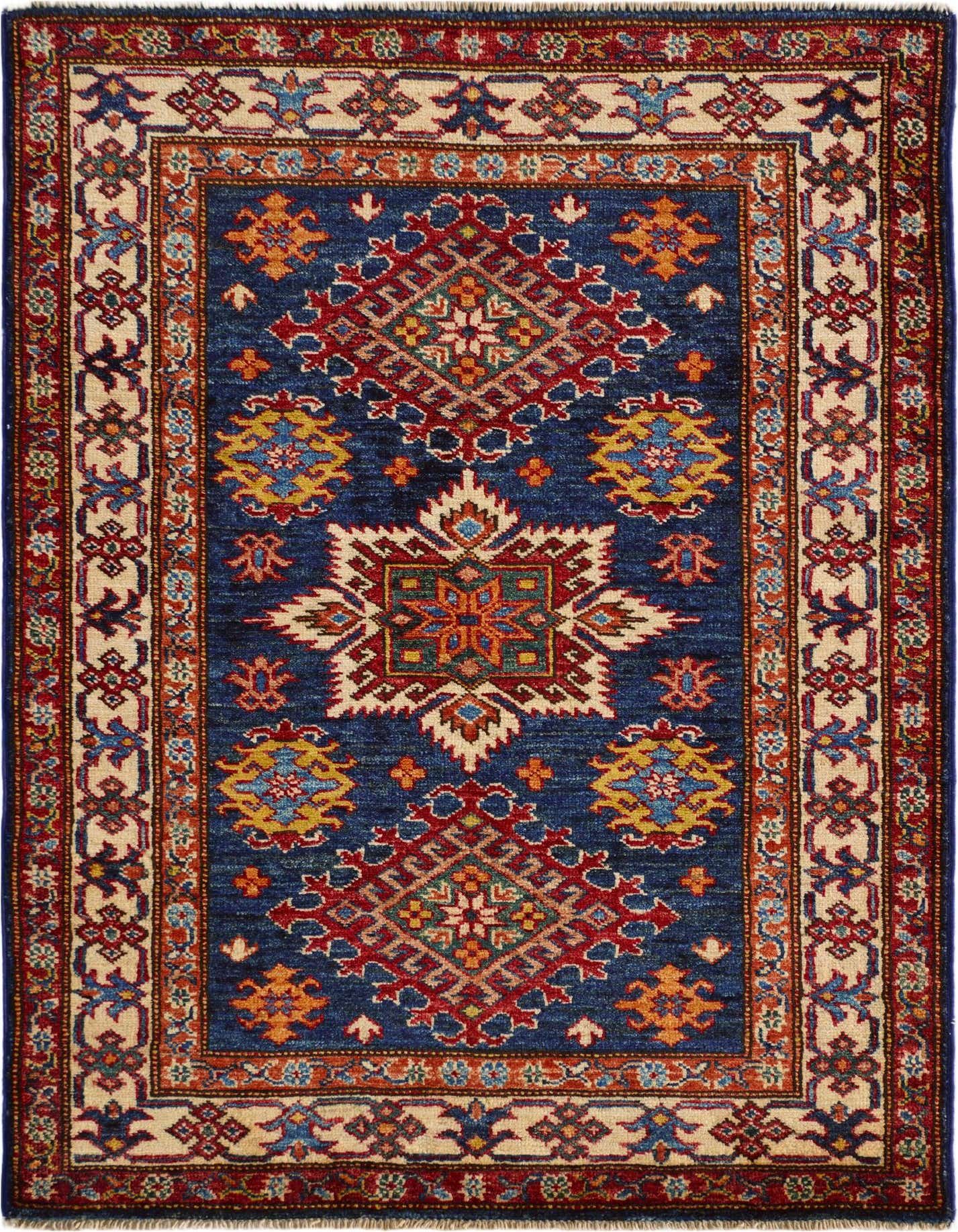 2' 11 x 4' 1 Hand Knotted Kazak Rug