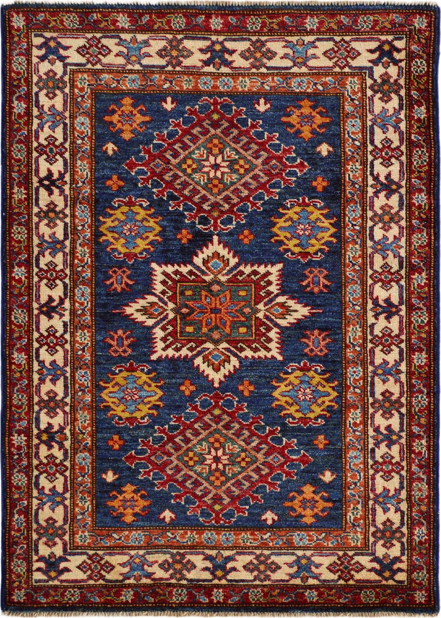 2' 11 x 4' 1 Hand Knotted Kazak Rug