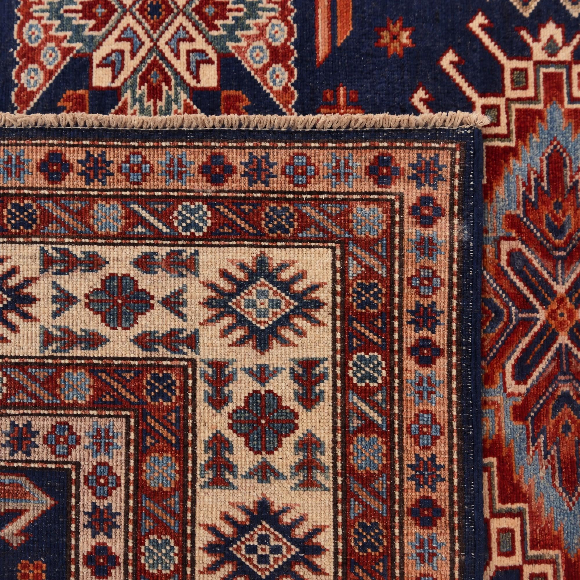 150cm x 200cm Hand Knotted Kazak Rug
