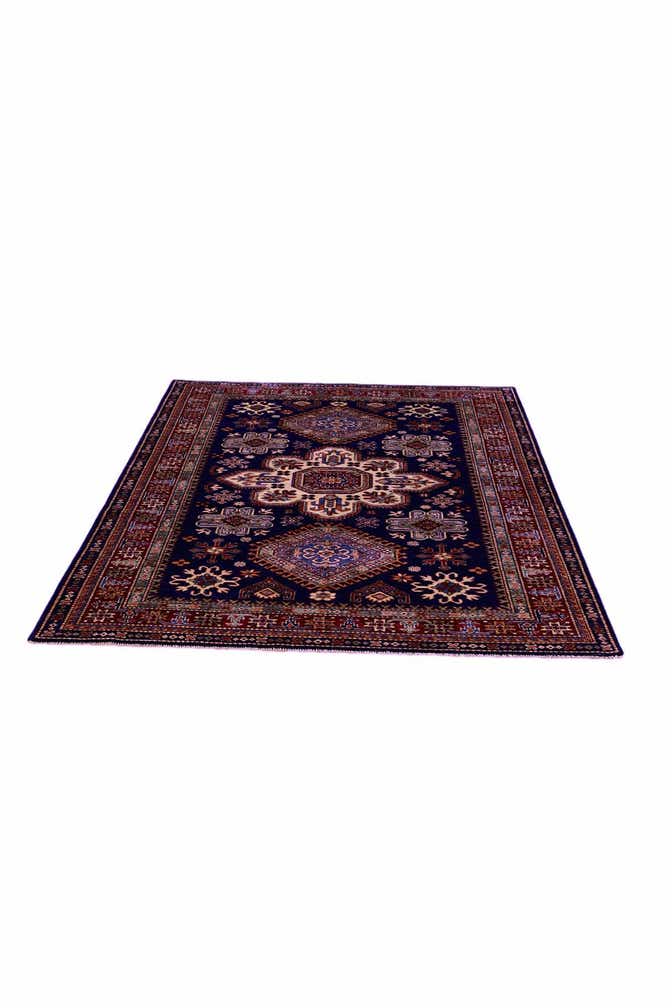 4' 11 x 6' 8 Hand Knotted Kazak Rug