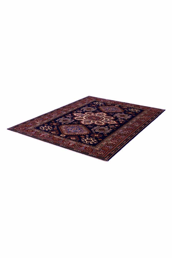 4' 11 x 6' 8 Hand Knotted Kazak Rug