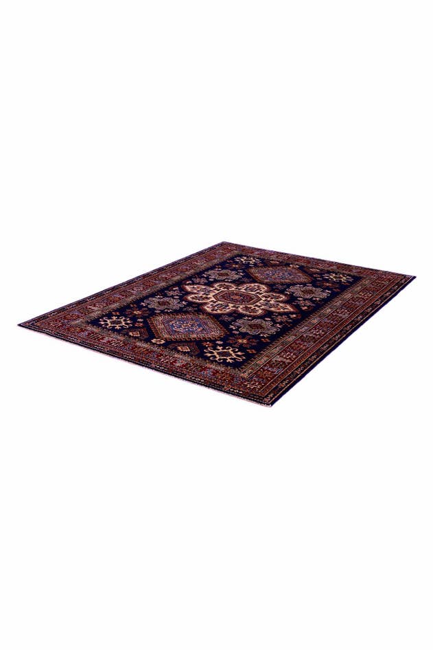 Detail image of 4' 11 x 6' 8 Hand Knotted Kazak Rug
