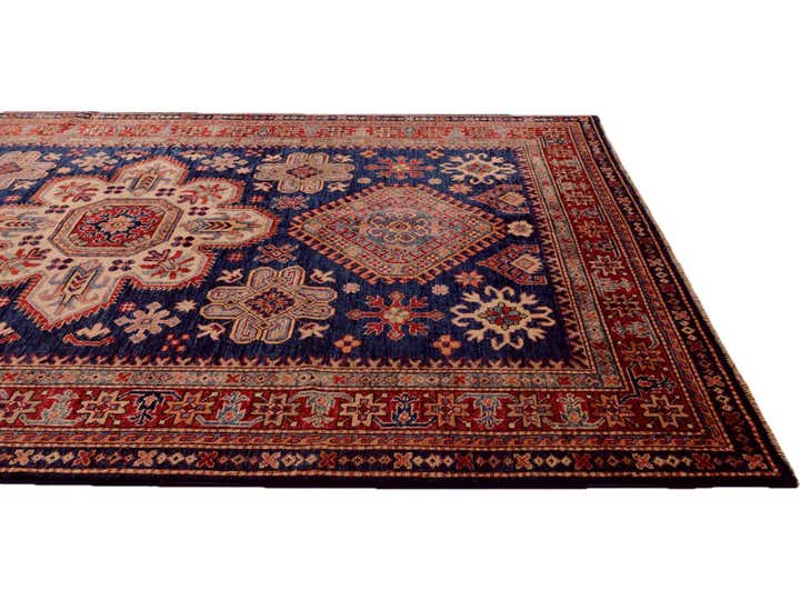 4' 11 x 6' 8 Hand Knotted Kazak Rug
