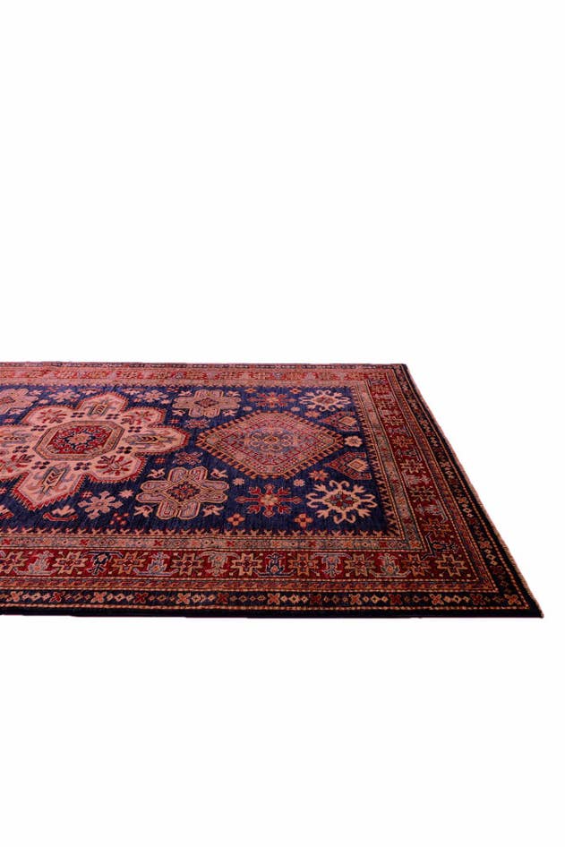 Detail image of 4' 11 x 6' 8 Hand Knotted Kazak Rug