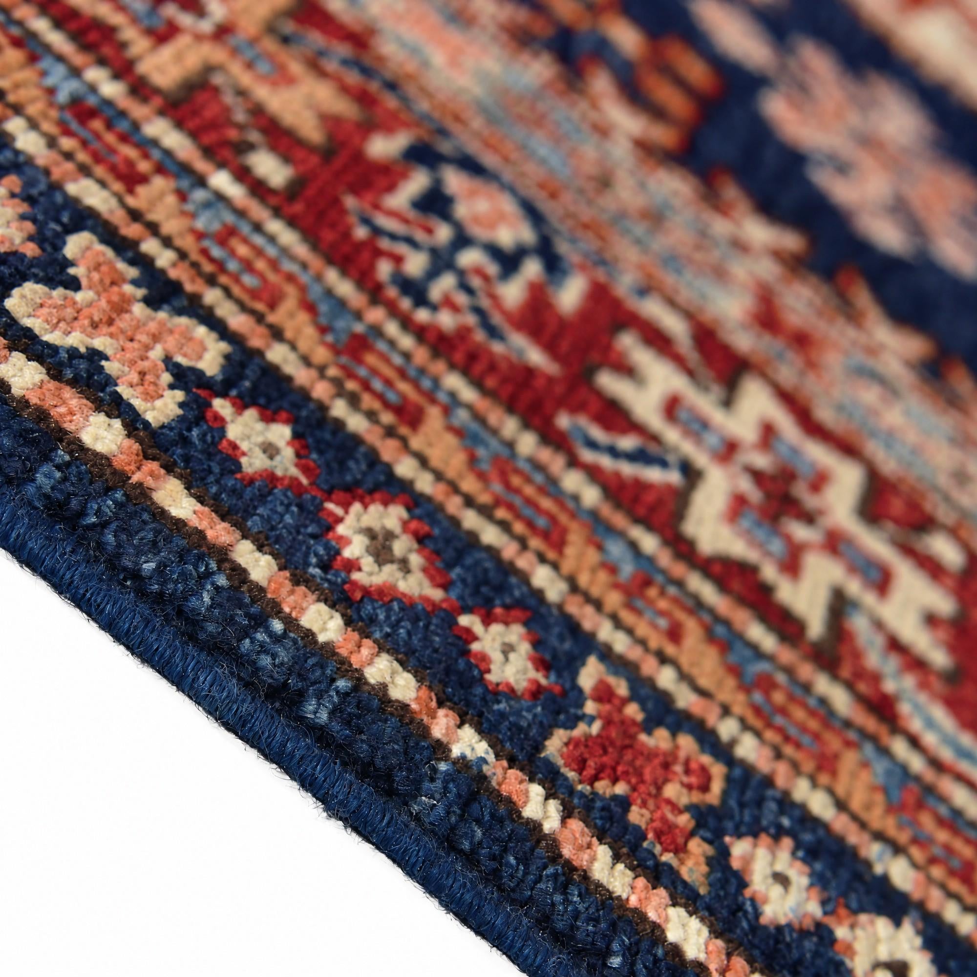 150cm x 200cm anudado a mano Kazak Alfombra