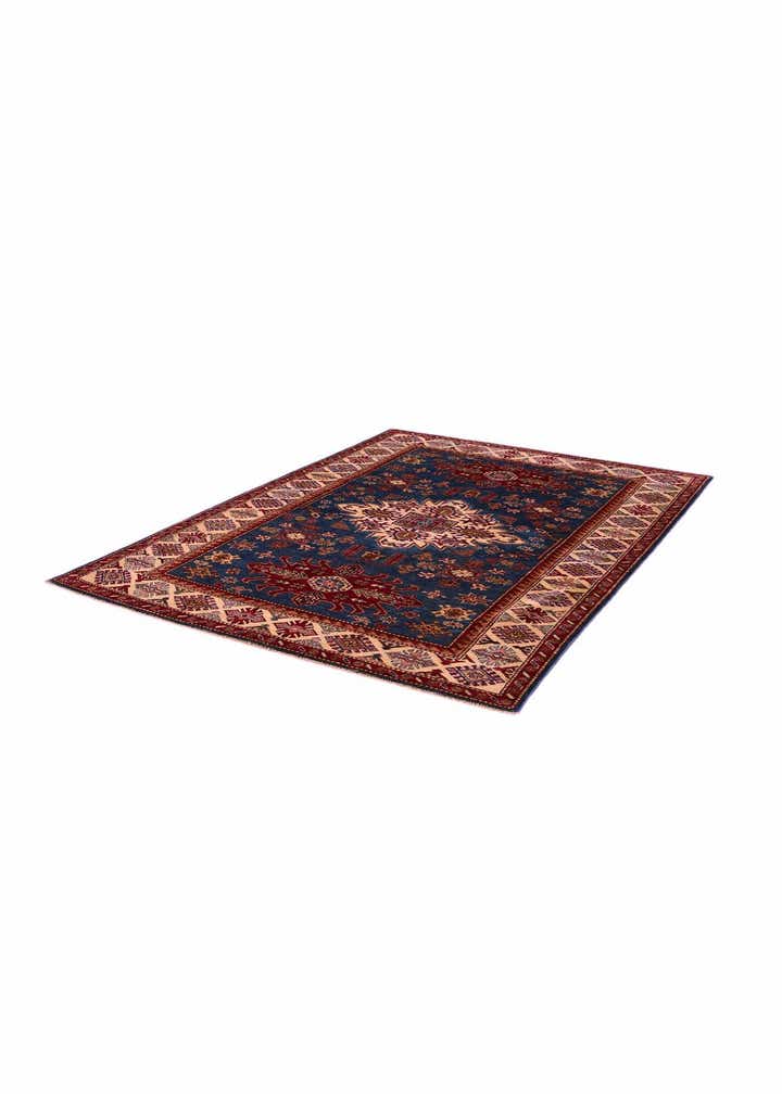 5' x 6' 11 Hand Knotted Kazak Rug